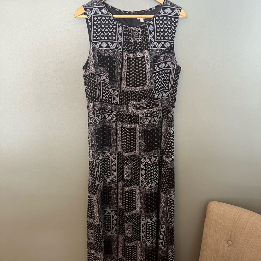 Talbots Sleeveless Maxi Dress